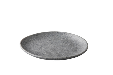 Pebble Grey organic plate 23 cm