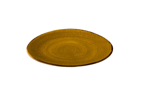 Jersey triangular yellow plate 27 cm