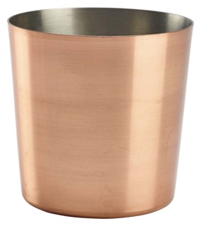 Copper serving cup plain 8,5 cm