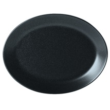 Oval plate 30,5 cm Graphite