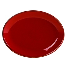 Oval plate 30,5 cm Magma