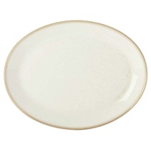 Oval plate 30,5 cm Oatmeal