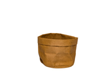 Bread basket paper washable brown 13 x 13 x 15