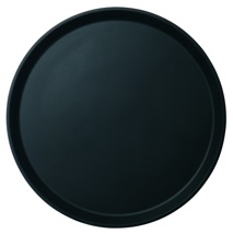 Cambro rond dienblad anti-slip zwart 35,5 cm