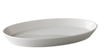 Oval plate with raised edge 30,5 cm