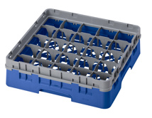 Dishwasher basket blue 25-comp. max Ø8,7 cm