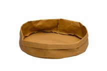 Bread basket paper washable brown 33 x 33 x 12
