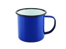 Enamel mug blue 360 ml