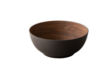 Eco-Friendly Bamboo Fibre bowl black Ø28x12cm