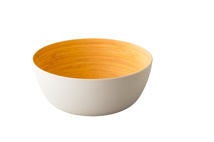 Eco-Friendly Bamboo Fibre bowl white  Ø28x11,5cm