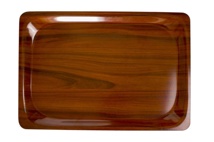 Cambro rectangular tray walnut 36 x 46 cm