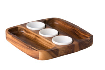 Two-Sided Tortilla Serving Tray 30 x 30 cm