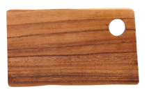 Rectangular board with hole 25 x 14 x 2 cm