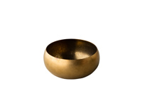 Stainless. st. bowl vintage gold Ø10cm 35cl