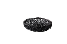 Wire basket black Ø16 x5cm