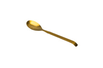 Stainless. st. serving spoon vintage gold