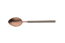 Teaspoon 18/10 mat choco/antracite 13,8 cm