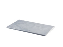 Marble grey platter rectangular 32 x 18 cm