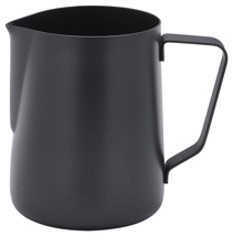 Stainless steel milk jug non-stick black 340 ml