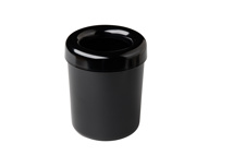 Tablebin with cover black 13 x 16 cm