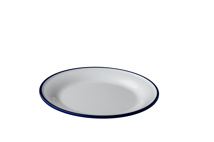 Enamel-look plate 22 cm