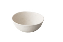 Pebble Cream organic bowl 20,5 cm