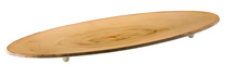 Wooden tray oval 65 x 26 cm