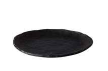 Plate oyster black 27cm