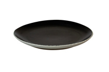 Natura black plate oval 29,5 cm