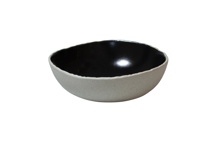 Natura black bowl 17 cm