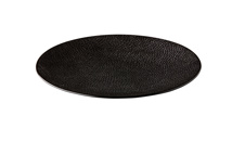 Coupe plate Honeycomb Black 21 cm