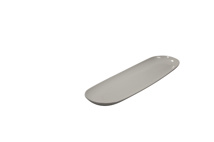 Q Performance oval plate white 46 x 14 cm