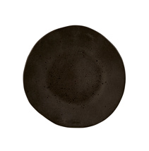 Q Authentic Stone Black plate 16 cm