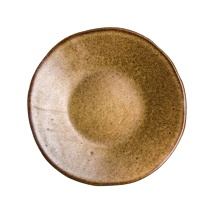 Q Authentic Stone Brown plate 16 cm