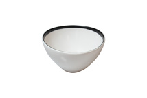 Q Authentic Black Rim bowl 15 cm