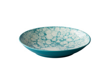 Deep plate Bubble turquoise 25,5cm