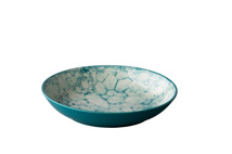 Deep plate Bubble turquoise  21 cm
