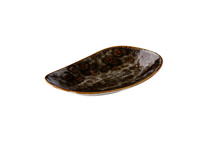 Jersey rectangular plate brown 20,5 cm