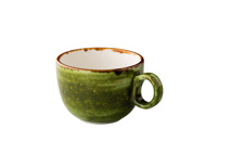 Jersey latte coffee cup stackable green 350 ml