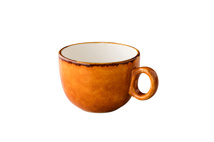 Jersey latte coffe cup stackable orange 350 ml