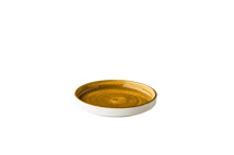 Jersey bord opst. rand stapelbaar geel 16,2 cm
