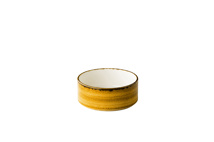 Jersey bowl raised edge stackable yellow 12,8 cm