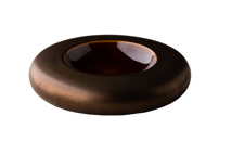 Donut Presentation Bowl metalic gold 22 cm