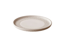 Plate flat vulcano white 22 cm