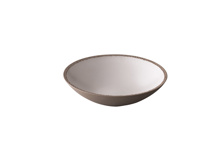 Concrete bowl white 24,5 cm