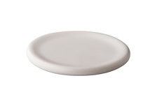 Plat bord satijn white 24,5 cm