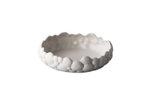 Bubble Curved Bowl White 20 x 5,5 cm