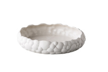 Bubble Curved Bowl white  24,5 x 5,5 cm 1500 ML
