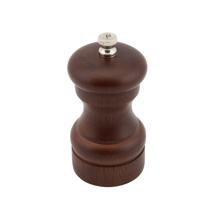 Dark wood salt/pepper grinder 10 cm
