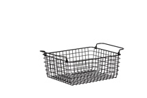 Wire display basket GN1/2 black